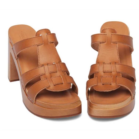 Swedish Hasbeens NWT Grunge Sky High Nature Color Slip In Clog LOVE IT!!! 🌈 🎁 - Picture 15 of 16